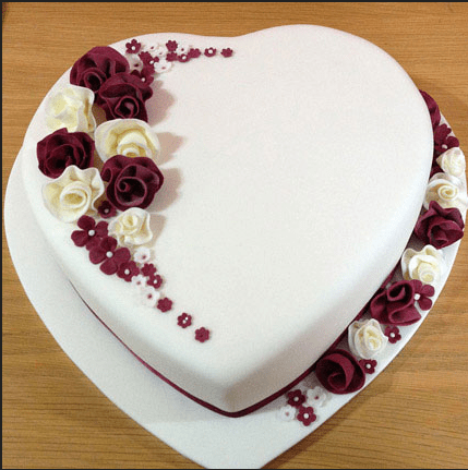 30 Cake Designs in 30 Days: Day 17 - Red Vintage Heart Cake - YouTube-hdcinema.vn